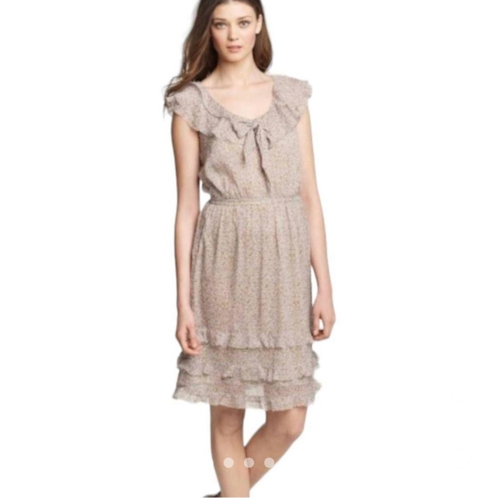 NWT J. Crew floral ruffle dress